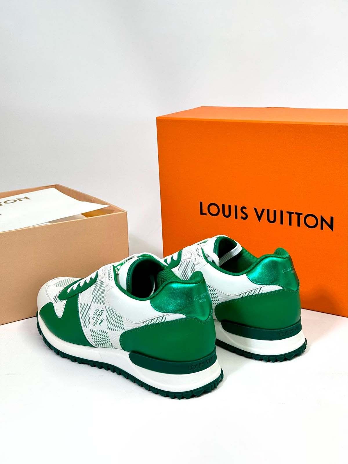 Louis Vuitton Кроссовки из кожи Зеленый
