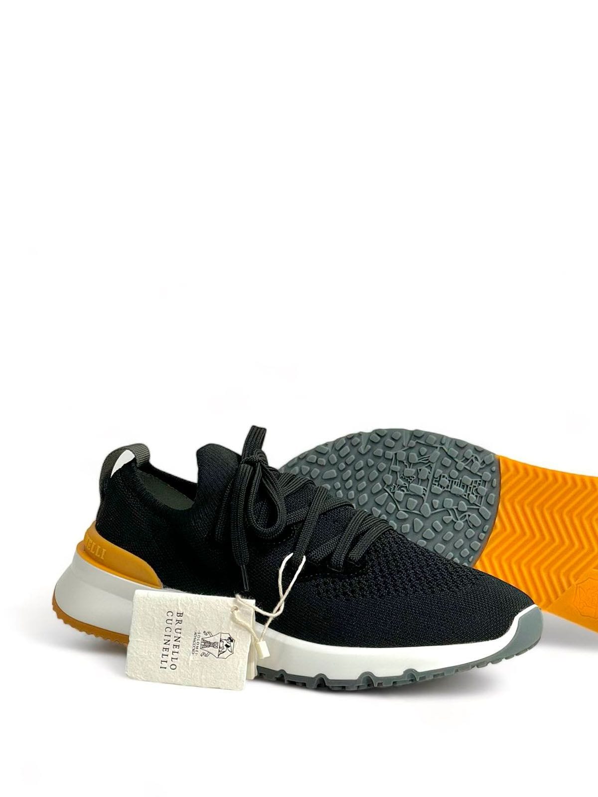 Brunello Cucinelli Кроссовки из текстиля Черный
