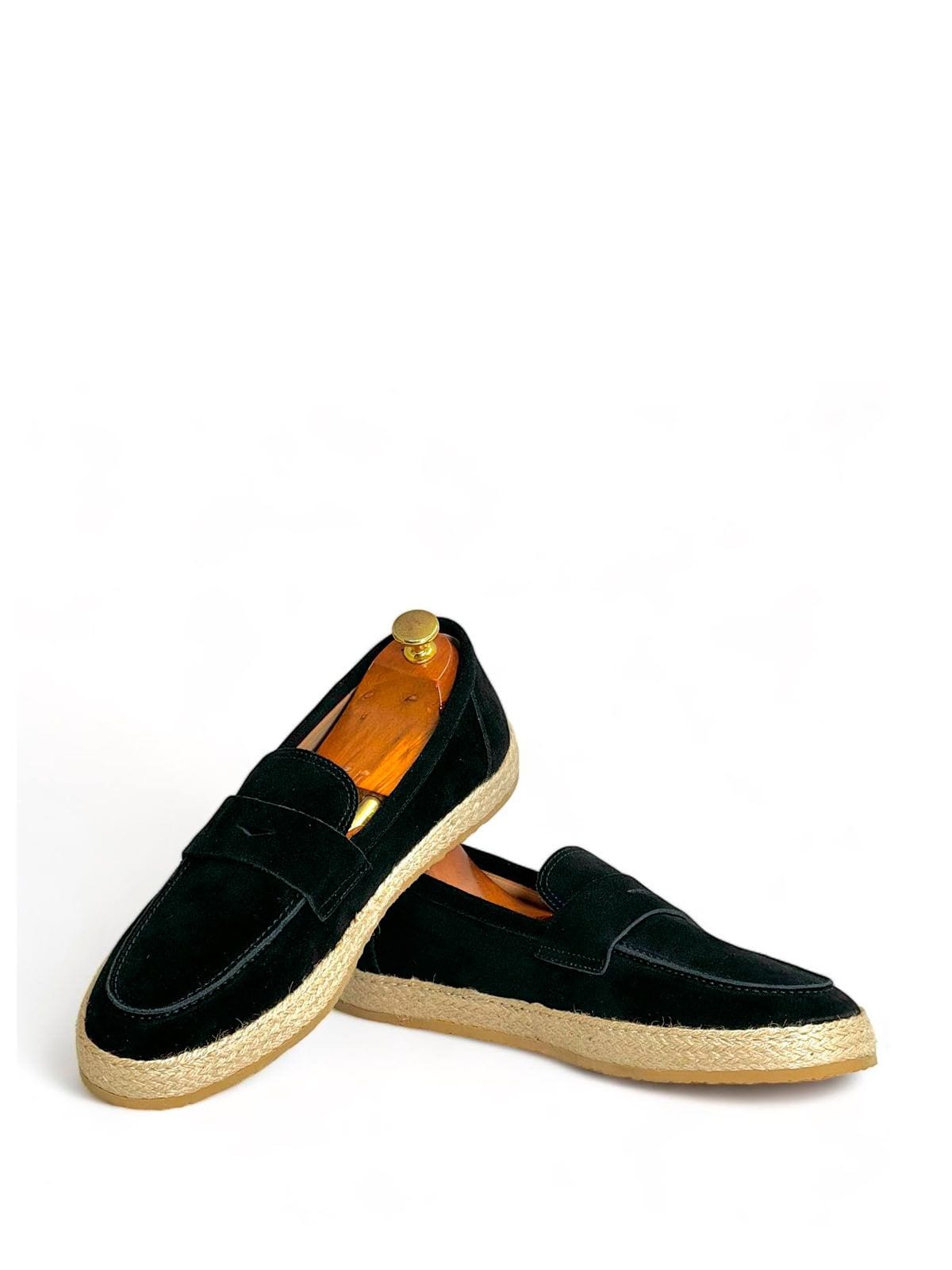 Brunello Cucinelli Эспадрильи из замши Черный