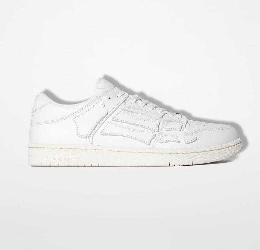 AMIRI Skel Top Low White