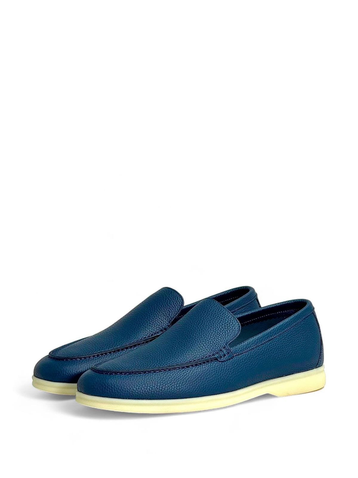 Loro Piana Лоферы из кожи Синий