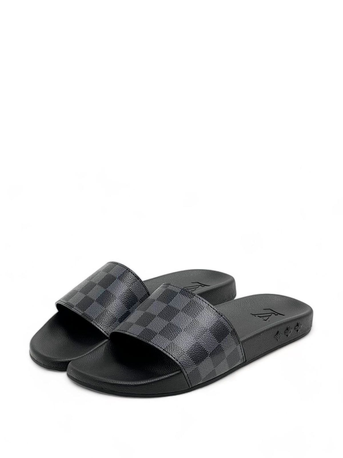 Louis Vuitton Шлепанцы из канва Серый