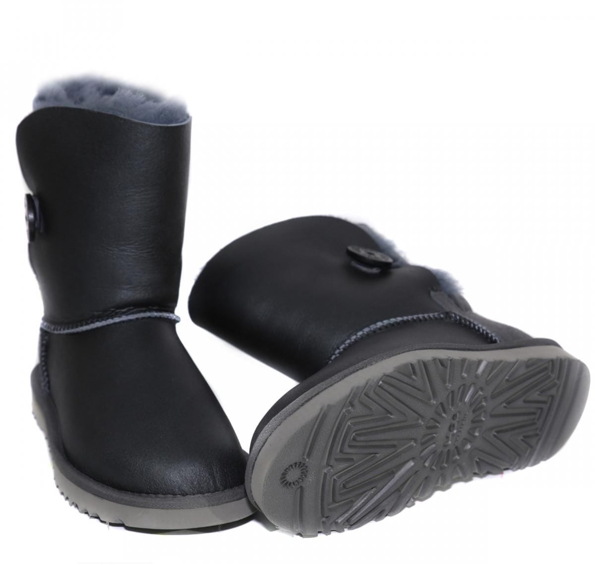Bailey Button Metallic Grey