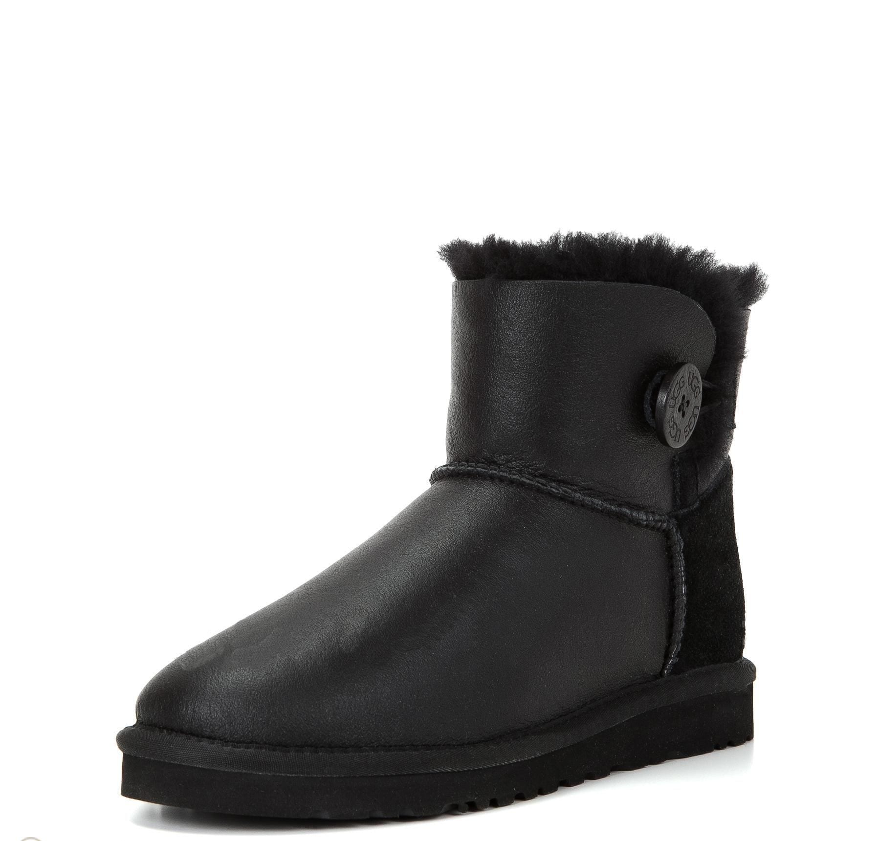 Bailey Button Mini Metallic Black