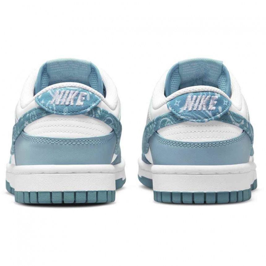 NIKE Dunk LOW Essential Paisley Pack Worn Blue