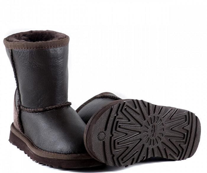 Kids Classic Short Metallic Chocolate
