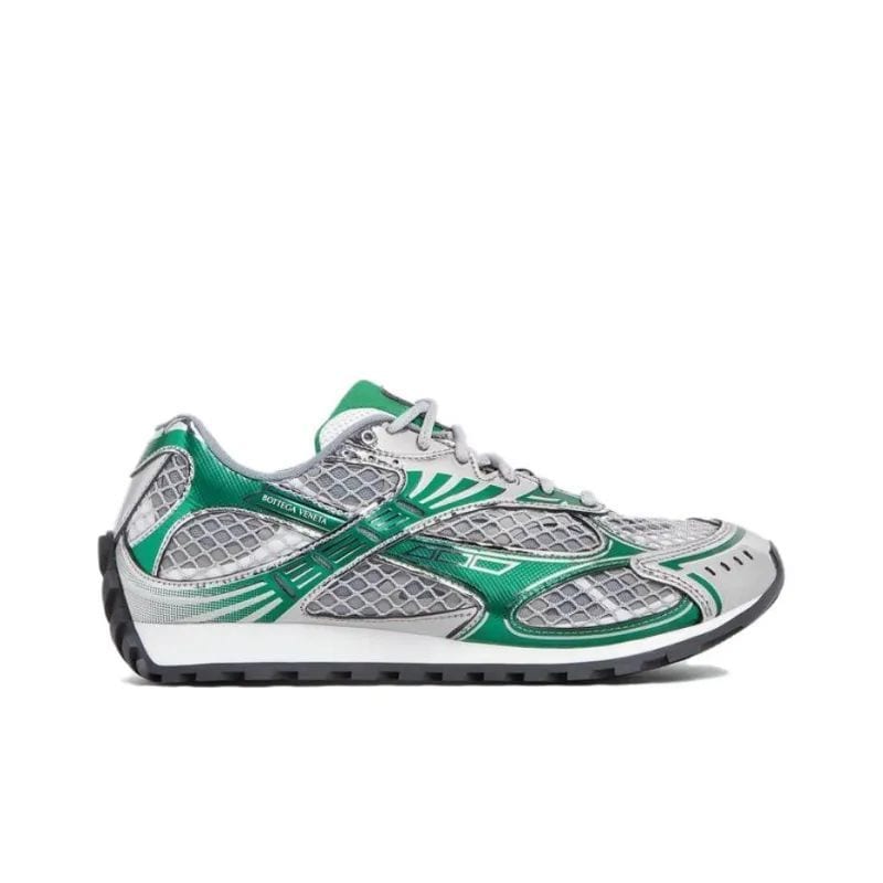 Bottega Veneta Orbit Sneaker Silver Parakeet