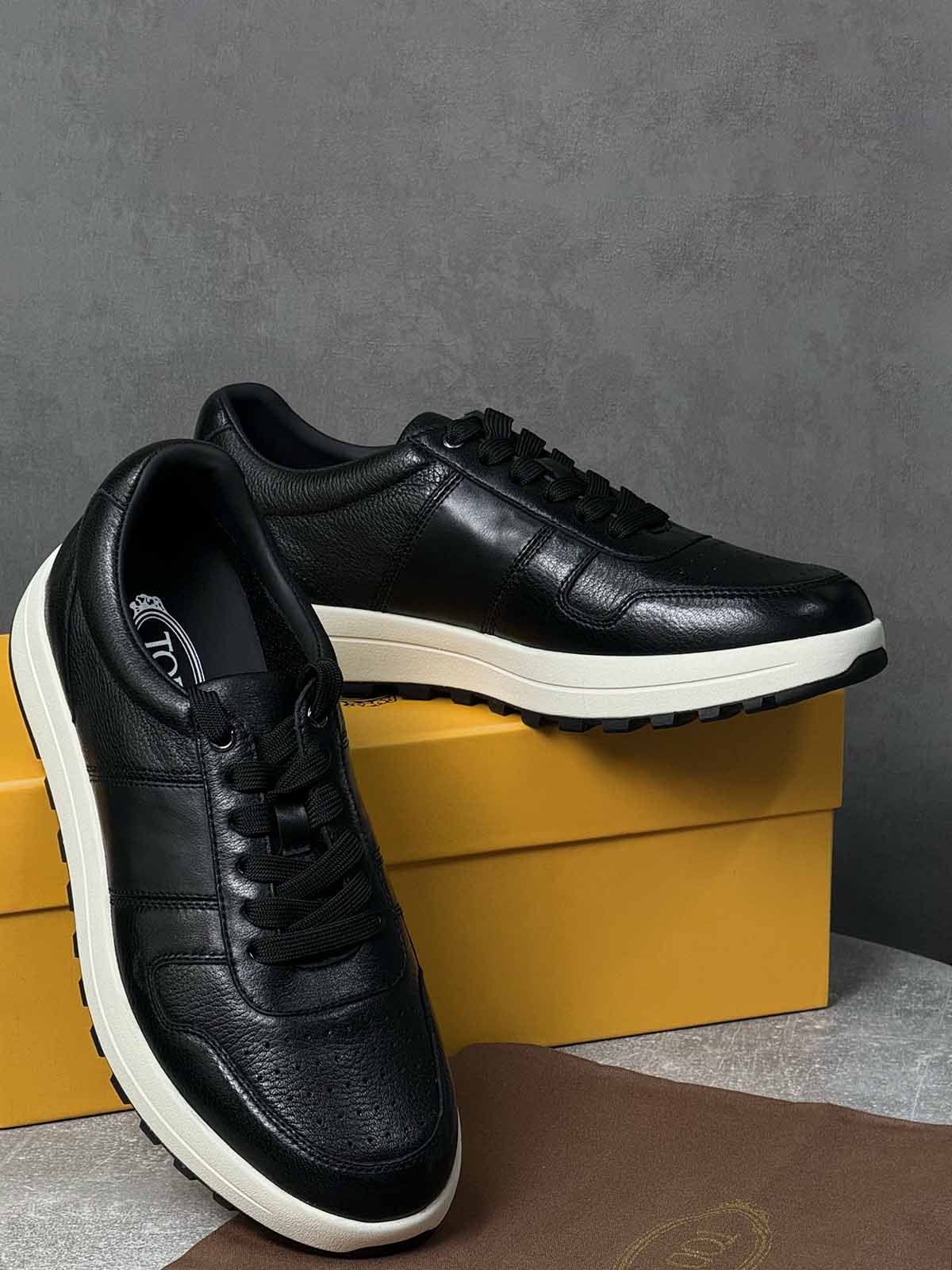 Tod’s Кеды из кожи Черный