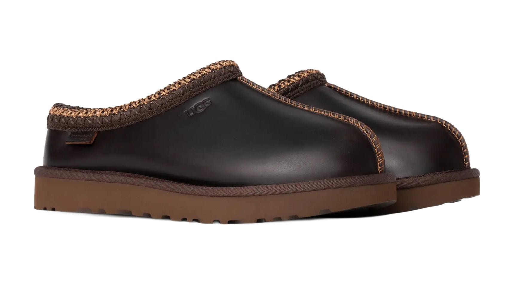 Tasman Slippers Leather Regen Ironwood