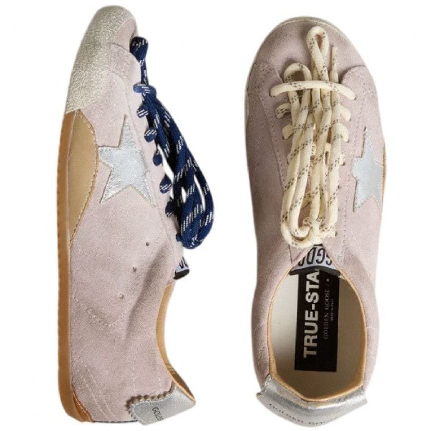 Golden Goose True-Star in Pastel Pink Suede