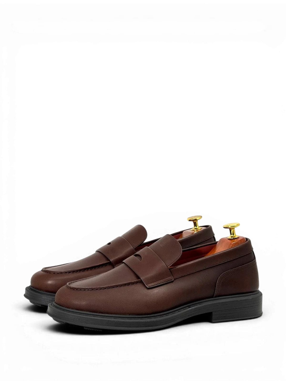 Loro Piana Лоферы из кожи Коричневый