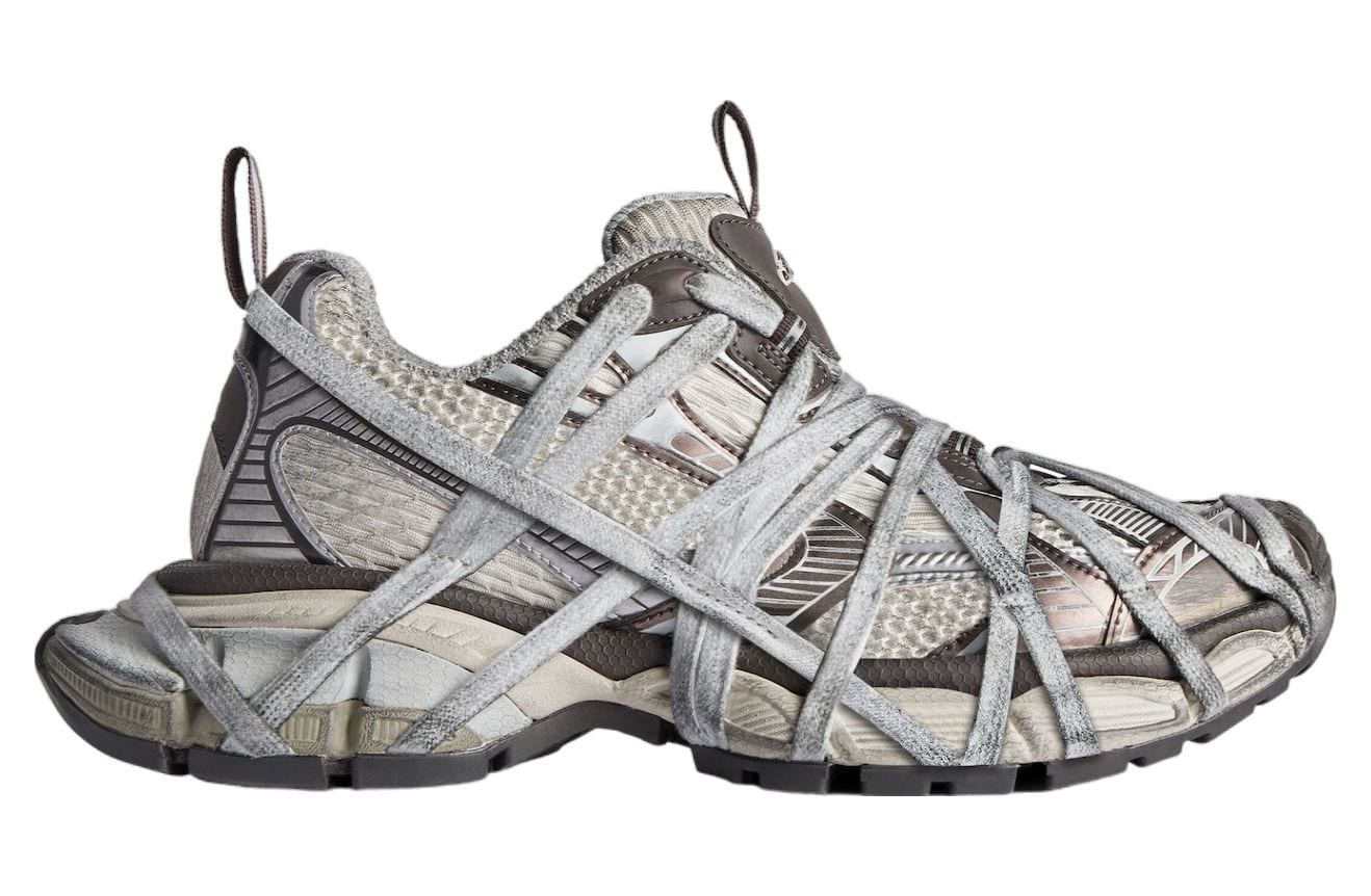 Balenciaga 3XL Extreme Lace Brown Grey Beige