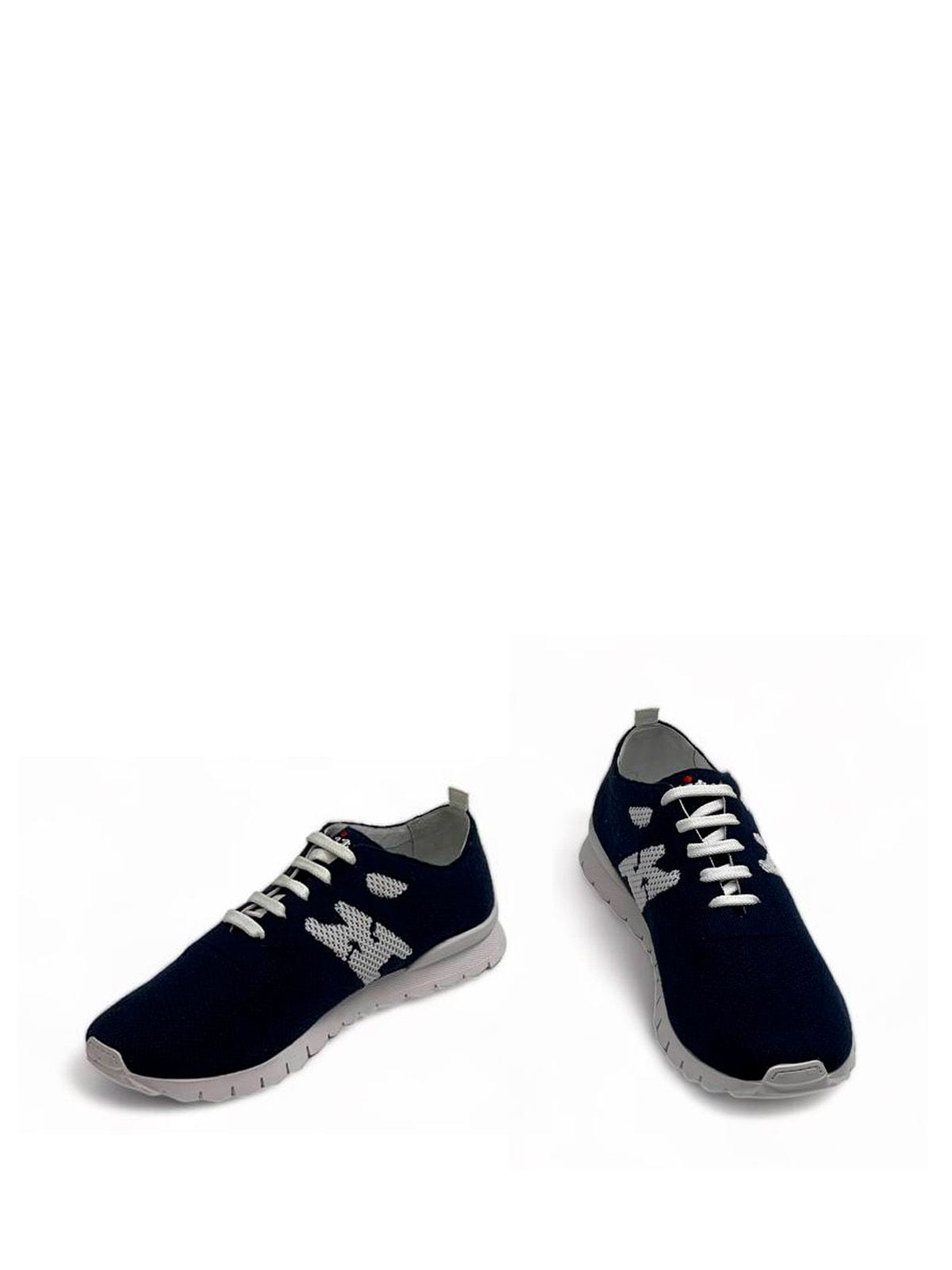 Kiton Кроссовки из текстиля Синий